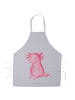 Mr. & Mrs. Panda Barkeeper Schürze Axolotl Niedlich ohne Spruch in Grau Pastell
