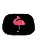 Mr. & Mrs. Panda Auto Sonnenblende Flamingo Stolz ohne Spruch in Schwarz