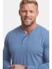 Men Plus Kurzarm T-Shirt in denimblau