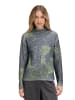 Betty Barclay Strickpullover mit Pailletten in Grau/Grün