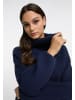 RISA Strick Rollkragenpullover in navy