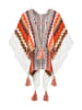 usha FESTIVAL Women Poncho in Rost Mehrfarbig