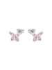 Amor Ohrstecker Silber 925, rhodiniert in Rosa