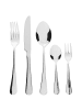 Beliani 30-tlg Besteck Set FUSILLI in Silber