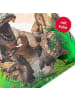 ROTH Zeugnismappe mit Glanzfolie, Tyrannosaurus in Bunt