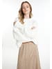 DreiMaster Vintage Damen Strickpullover in Weiss