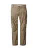 Timezone Einfarbige Knöchellange Hose Eingrifftaschen in Beige