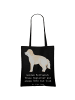 Mr. & Mrs. Panda Schultasche Golden Retriever Freund mit Spruch in Schwarz