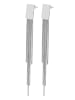Adeliás Damen Ohrringe – Ohrstecker aus Edelstahl in silber