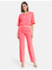 TAIFUN Hose Tuch/Kombi lang in Neon Pink