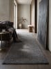 KADIMA DESIGN ZINAL Teppich Hochflor Grau 80x150 Uni Polyester Wohnzimmer in Grau