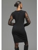 Laura Scott Strickkleid in schwarz