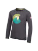 Trollkids Langarm-Shirt Halsafjord (GOTS) in black