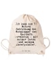 Mr. & Mrs. Panda Baumwolltasche Ich kann aus 30... mit Spruch in Creme