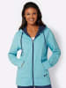 WITT WEIDEN Sweatjacke in mint-jeansblau