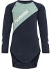 Hummel Hummel Body L/S Raglanärmel Hmlseoul Kinder in BLACK IRIS