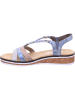 rieker Keilsandalette in blau