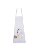 Mr. & Mrs. Panda Schürze Einhorn Näherin ohne Spruch in Weiß