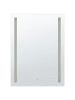 Beliani Badezimmerspiegel MARTINET in Silber - (W) 70 x (H) 90 x (L) 4 cm Vertikal