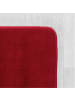 KADIMA DESIGN Teppich Kurzflor Unifarben Polyester Antirutsch Wohnzimmer in Rot