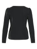 Vila Langarmshirt VIElainas in anthrazit silber - 0001