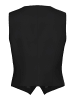 Pieces Weste in Black