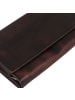 Greenburry Destressed Geldbörse RFID Schutz Leder 13 cm teak brown