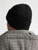 Petrol Industries Gerippte Beanie mit Patch Irontrail in Schwarz
