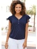 LASCANA Shirttop in blau, blau