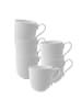 Villeroy & Boch 6er Set Becher mit Henkel New Cottage Basic in 260 ml in weiß
