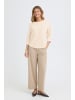 Fransa Strickpullover halbarm FRSINJA Loose fit in Whisper White