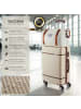 tectake Reisekofferset Madison mit Teleskopgriff, creme