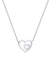 Elli DIAMONDS  Halskette 925 Sterling Silber Diamant, Herz in Silber