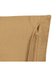 Beliani 2er-Set Dekokissen SALIX in Beige/Weiß