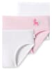 Schiesser Slip Kids Girls Feinripp Organic Cotton in Weiß / Rosa