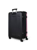 NoBoringSuitCases Suitcase, Koffer, Reisekoffer Schmetterling rosa weiß