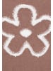 Swirly Women Sweater in Brown Beige