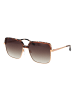 Bulget Frauen Sonnenbrille Quadratisch Mehrfarbig