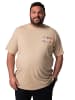 Men Plus Kurzarm T-Shirt in hellbeige