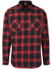 Urban Classics Flanell-Hemden in black/red