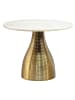 FineBuy Couchtisch in Weiß / Marmor / 60x60x40