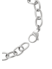 faina Women Cable Chain Link Bracelet in Silver