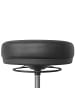 KADIMA DESIGN Arbeitshocker | Schwarz, Rund, Rollen, 120kg, Höhenverstellbar