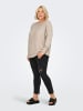 ONLY Carmakoma Strickpullover in Pumice Stone