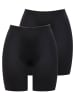 Conturelle 2er Pack Langbein Miederhose in schwarz schwarz