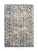 Kayoom Kurzflor Teppich Puerto 125 in blau - beige - rechteckig