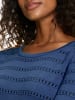 Heine Ajour-Pullover in jeansblau