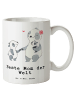 Mr. & Mrs. Panda Tasse Panda Beste Mom der Welt mit Spruch in Weiß