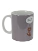 United Labels Ralph Ruthe Tasse Katzen - Wo ist der getötete? Kaffeetasse 320 ml in grau