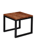 KADIMA DESIGN Beistelltisch | Sheesham/Metall, 45x40x45cm, Industrial